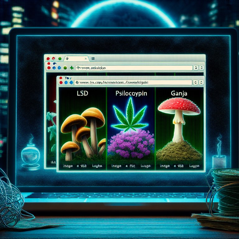 Great variety of drugs on the darknet dark web drug marketplace