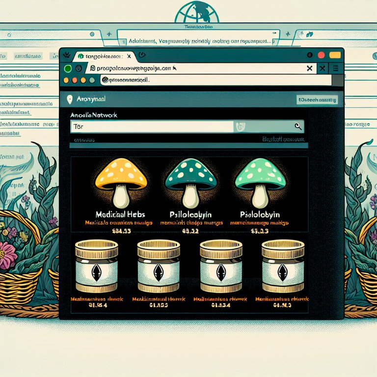 Huge drug variety on the darknet dark web market